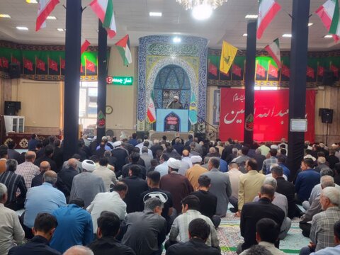 تصاویر/  آیین عبادی سیاسی نماز جمعه چایپاره