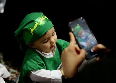 تصاویر/ مراسم شیر خوارگان در حرم مطهر حضرت فاطمه معصومه (س)