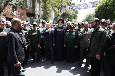 تشییع پیکر شهدای امنیت در کرج