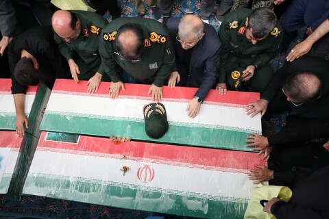 تشییع پیکر شهدای امنیت در کرج