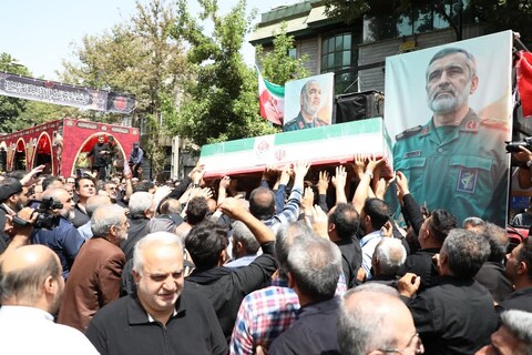 تشییع پیکر شهدای امنیت در کرج