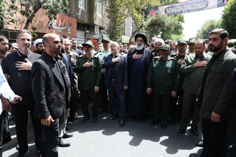 تشییع پیکر شهدای امنیت در کرج