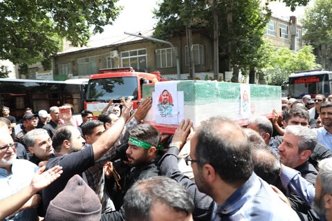 تشییع پیکر شهدای امنیت در کرج