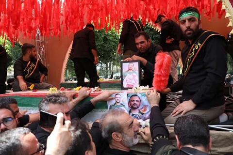 تشییع پیکر شهدای امنیت در کرج