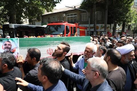 تشییع پیکر شهدای امنیت در کرج