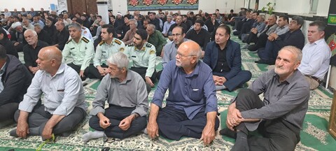 تصاویر/ اقامه نماز جمعه بیله سوار