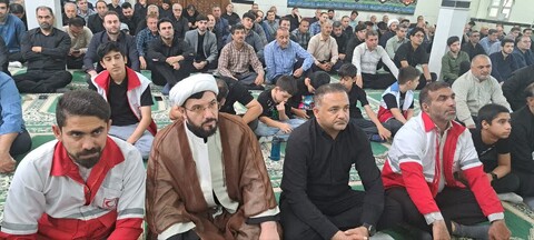 تصاویر/ اقامه نماز جمعه بیله سوار