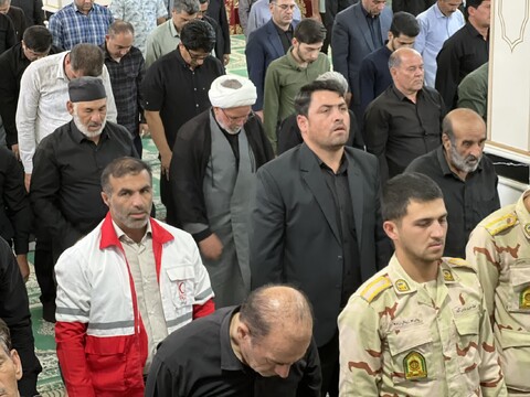 تصاویر/ اقامه نماز جمعه بیله سوار