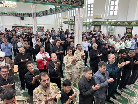 تصاویر/ اقامه نماز جمعه بیله سوار