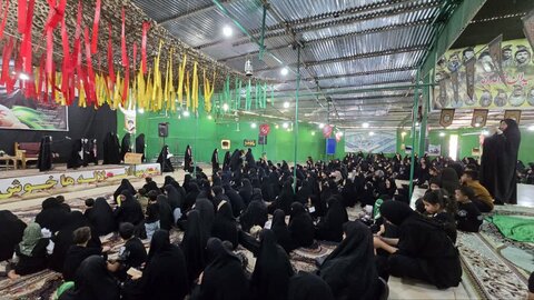 تصاویر/ همایش بزرگ شیرخوارگان حسینی در حرم مطهر شهدای‌گمنام حسین‌آباد کویر آران و بیدگل