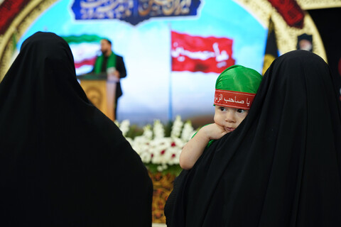 تصاویر/ آیین معنوی «شیرخوارگان حسینی» در حرم مطهر رضوی