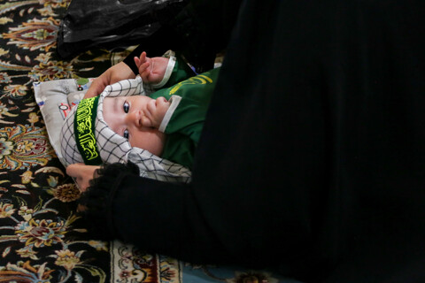 تصاویر/ آیین معنوی «شیرخوارگان حسینی» در حرم مطهر رضوی