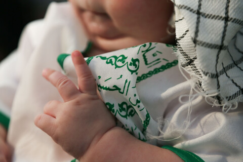 تصاویر/ آیین معنوی «شیرخوارگان حسینی» در حرم مطهر رضوی