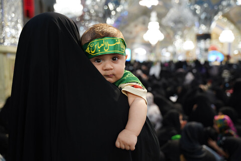 تصاویر/ آیین معنوی «شیرخوارگان حسینی» در حرم مطهر رضوی