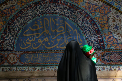 تصاویر/ آیین معنوی «شیرخوارگان حسینی» در حرم مطهر رضوی