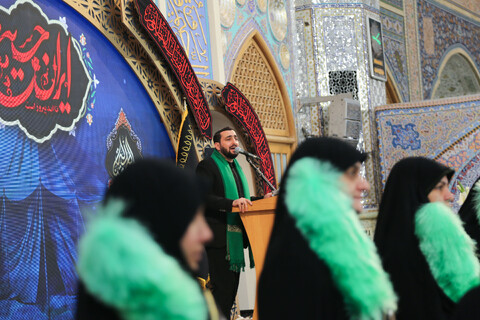 تصاویر/ آیین معنوی «شیرخوارگان حسینی» در حرم مطهر رضوی