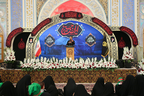 تصاویر/ آیین معنوی «شیرخوارگان حسینی» در حرم مطهر رضوی