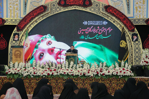 تصاویر/ آیین معنوی «شیرخوارگان حسینی» در حرم مطهر رضوی