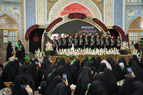 تصاویر/ آیین معنوی «شیرخوارگان حسینی» در حرم مطهر رضوی