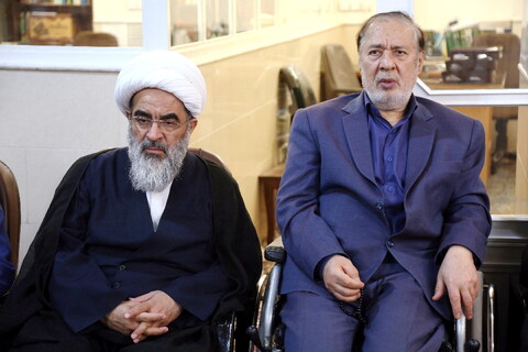 تصاویر/ مراسم سوگواری و عزاداری امام حسین علیه السلام در حسینیه دفتر حضرت آیت الله العظمی فاضل لنکرانی(ره)