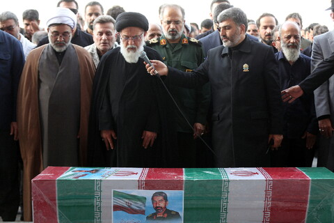 تصاویر/ مراسم تشییع و نماز شهید سردار مجید پرتویان