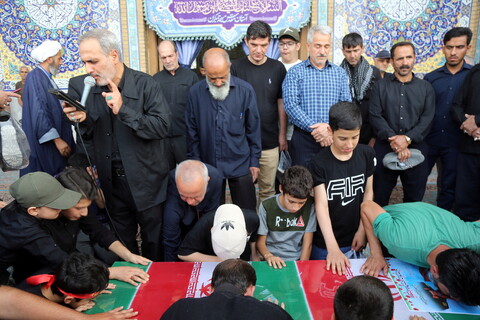 تصاویر/ مراسم تشییع و نماز شهید سردار مجید پرتویان