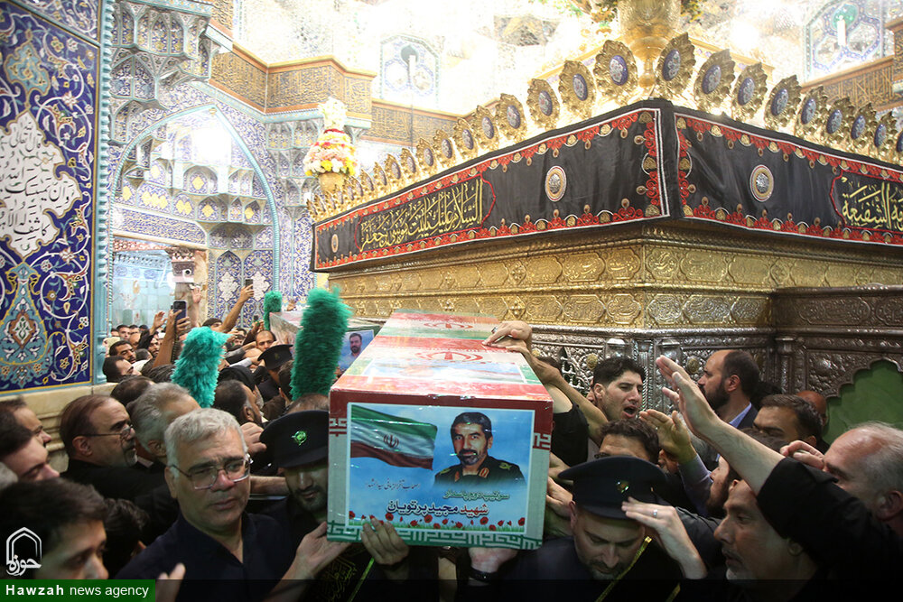 تصاویر/ وداع با شهدای حملات رژِیم صهیونی در شب اول محرم