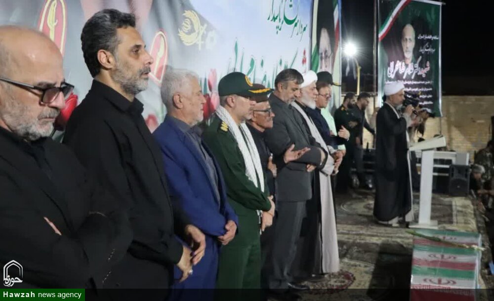 مراسم وداع با پیکر شهید محرابی معاون اطلاعات ستاد کل نیروهای مسلح در رامهرمز