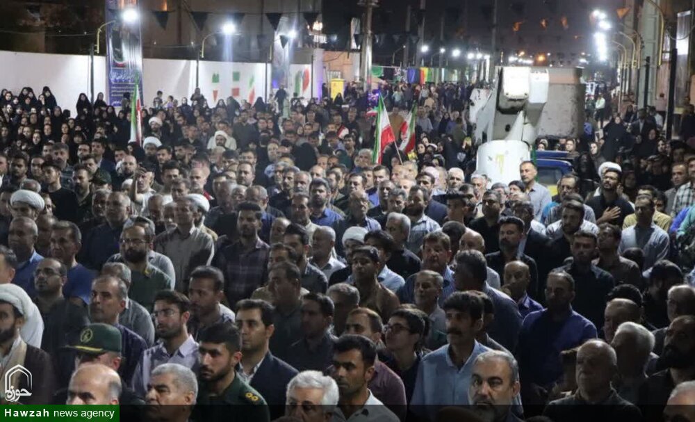 مراسم وداع با پیکر شهید محرابی معاون اطلاعات ستاد کل نیروهای مسلح در رامهرمز