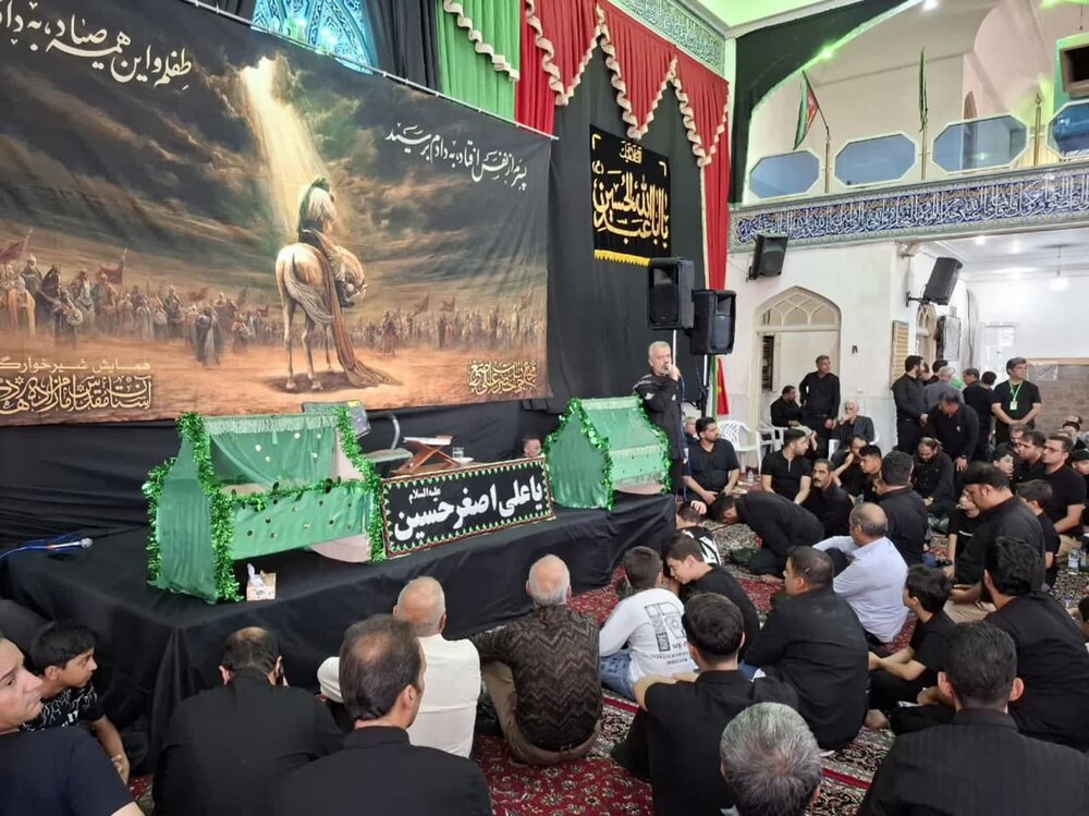 فیلم | همایش شیرخوارگان حسینی در امام زاده هادی فین کاشان