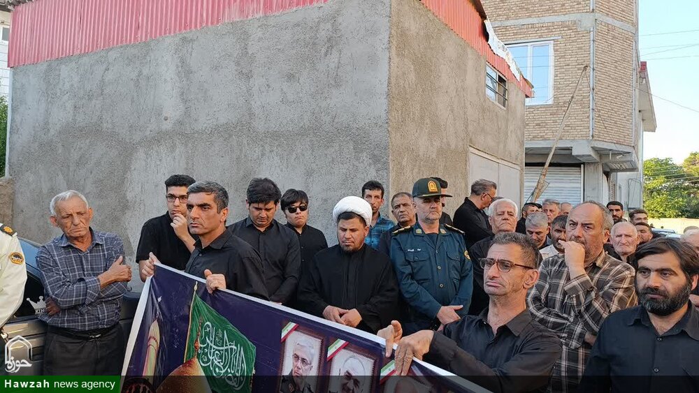 تصاویر/ آیین طشت گذاری مسجد جامع و محلات شهرستان بیله‌سوار