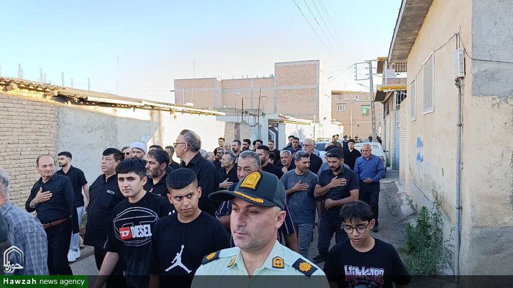 تصاویر/ آیین طشت گذاری مسجد جامع و محلات شهرستان بیله‌سوار