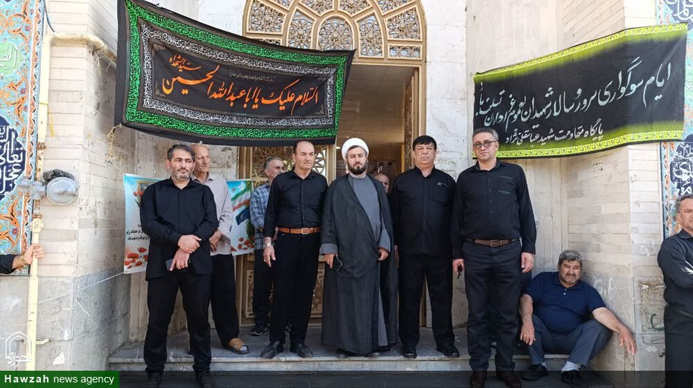 تصاویر/ آیین طشت گذاری مسجد جامع و محلات شهرستان بیله‌سوار