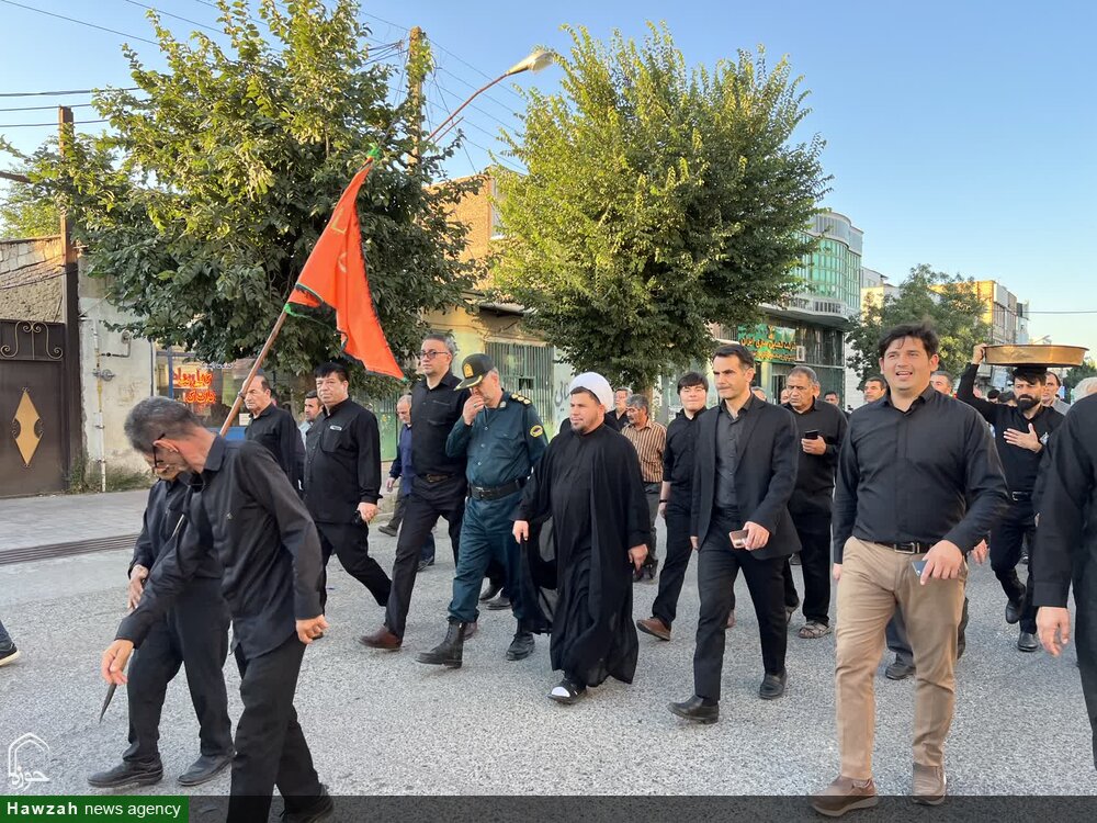 تصاویر/ آیین طشت گذاری مسجد جامع و محلات شهرستان بیله‌سوار