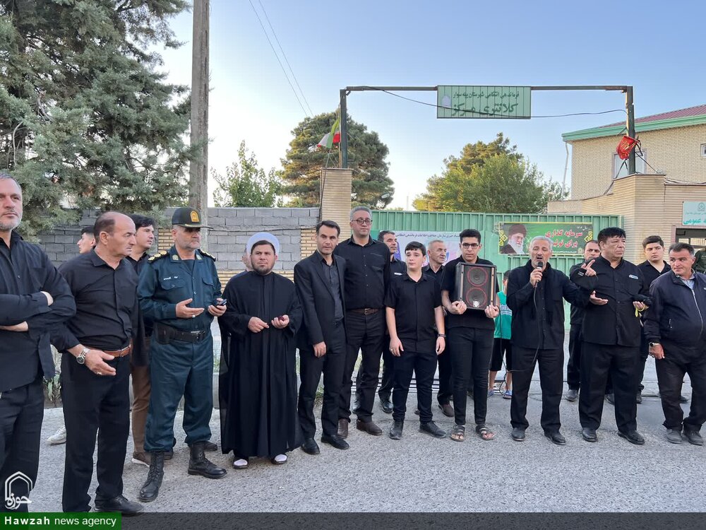 تصاویر/ آیین طشت گذاری مسجد جامع و محلات شهرستان بیله‌سوار