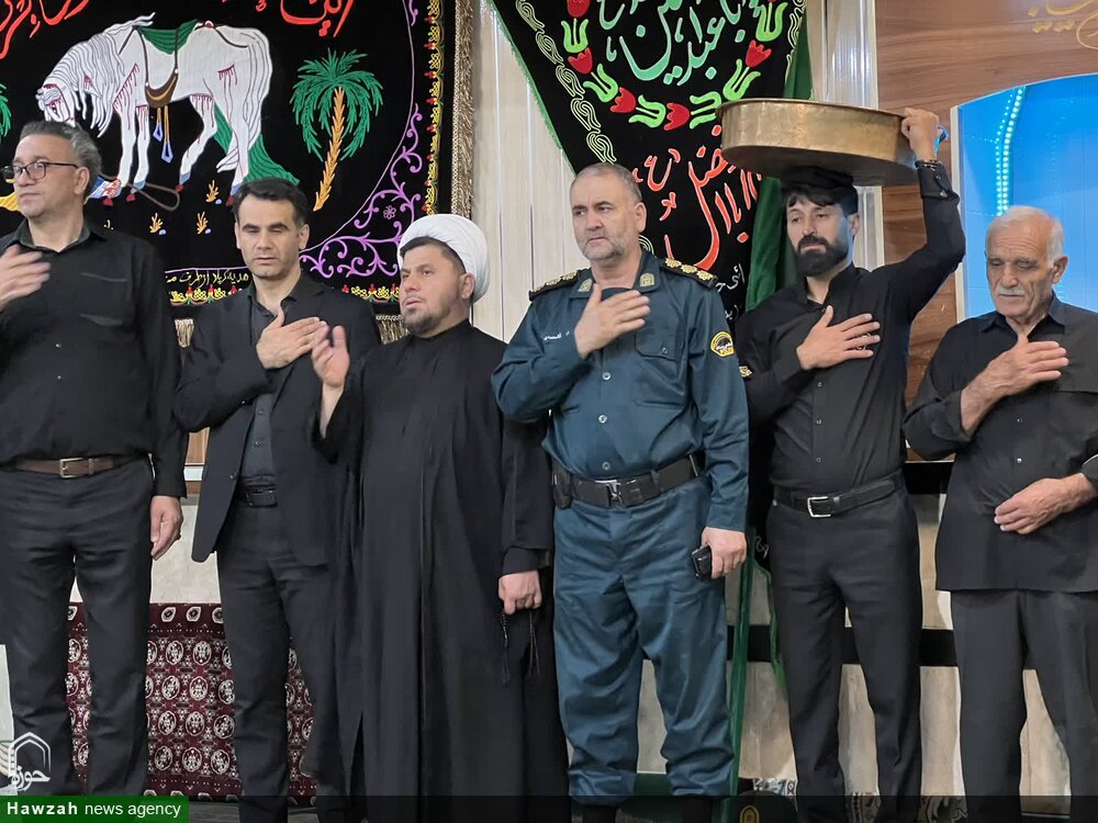 تصاویر/ آیین طشت گذاری مسجد جامع و محلات شهرستان بیله‌سوار