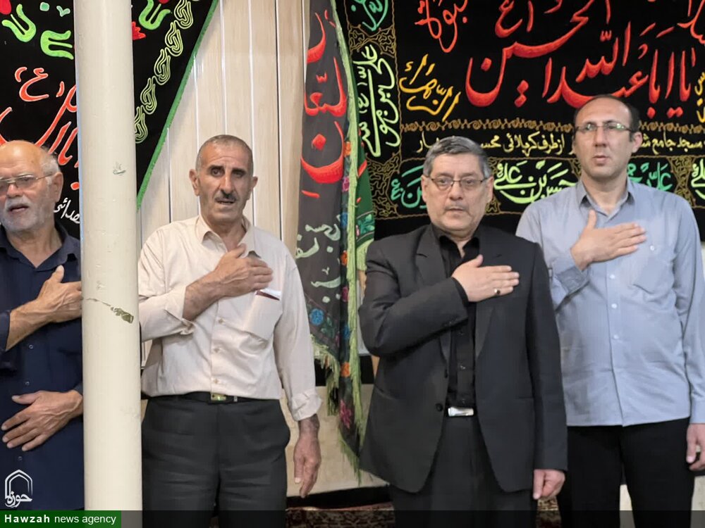 تصاویر/ آیین طشت گذاری مسجد جامع و محلات شهرستان بیله‌سوار