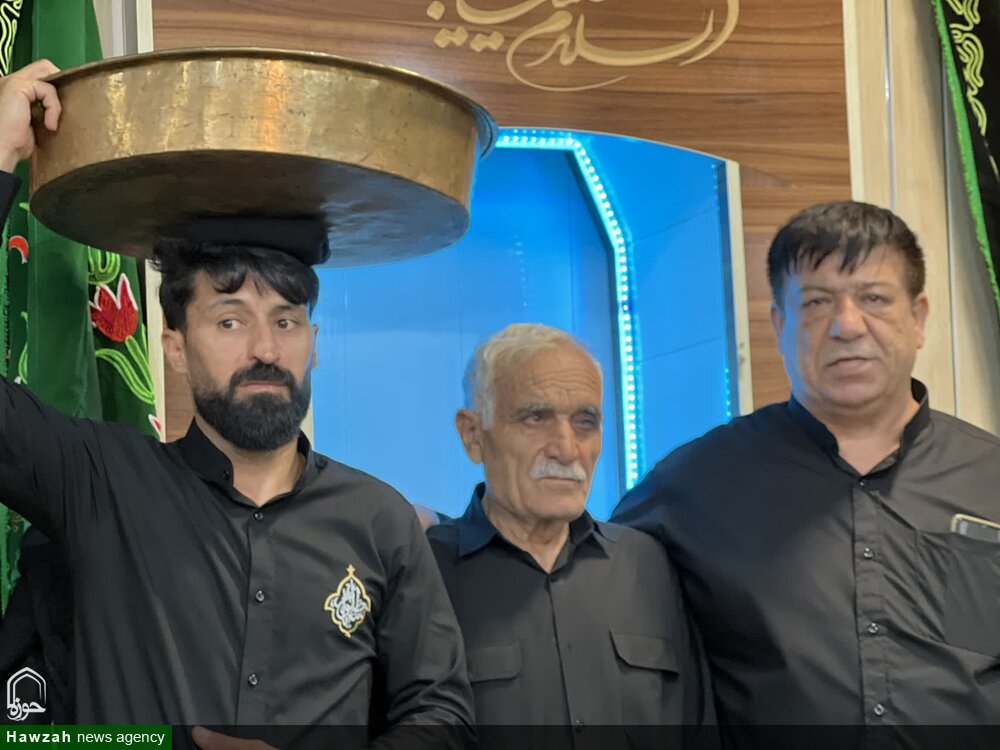 تصاویر/ آیین طشت گذاری مسجد جامع و محلات شهرستان بیله‌سوار