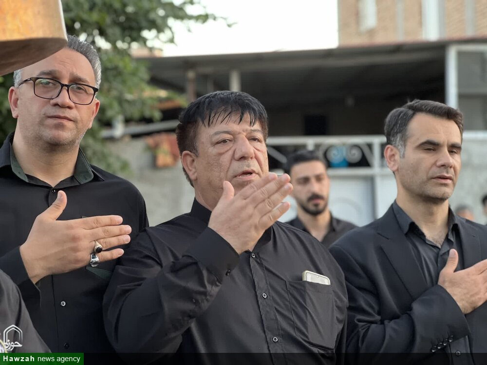 تصاویر/ آیین طشت گذاری مسجد جامع و محلات شهرستان بیله‌سوار