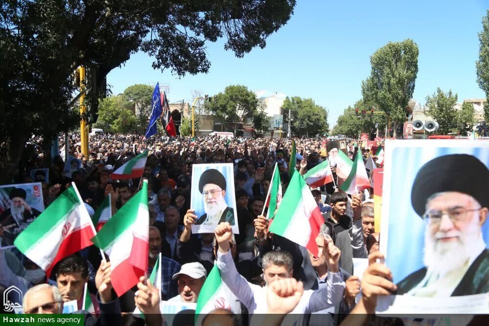 ملت منسجم و ولایتمدار؛ پیروز نبرد با دژخیمانِ صهیون