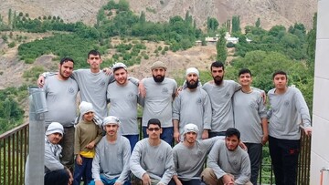 تصاویر/  اعزام گروه جهادی  طلاب مدرسه علمیه صالحیه قزوین به روستای سوگاه الموت