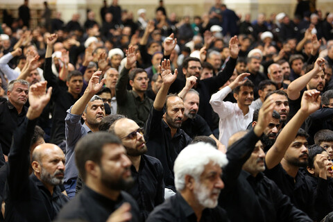 تصاویر/ گرامیداشت شهدای حمله رژیم صهیونیستی و هفتم تیر در شب دوم محرم