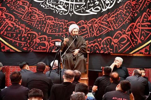 تصاویر/ مراسم عزاداری شب دوم محرم در مسجد ملااحمد خوی