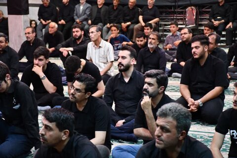 تصاویر/ مراسم عزاداری شب دوم محرم در مسجد ملااحمد خوی