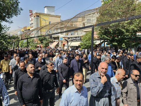 تصاویر/مراسم بدرقه شهید والامقام “رضا بسطامی” در سنندج