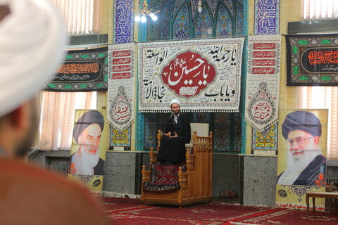 برگزاری مراسم عزاداری سیدالشهدا (ع) در مدرسه علمیه آیت الله آخوند(ره)