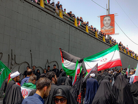 تصاویر/تشییع پیکر مطهر شهدای حملات اسرائیل به تهران