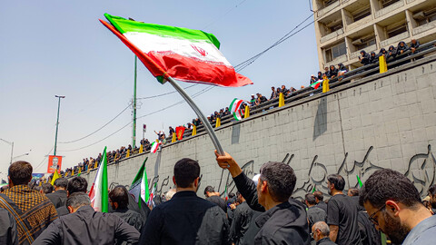 تصاویر/تشییع پیکر مطهر شهدای حملات اسرائیل به تهران