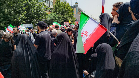 تصاویر/تشییع پیکر مطهر شهدای حملات اسرائیل به تهران