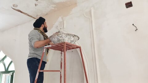 تصاویر /  اعزام گروه جهادی  طلاب مدرسه علمیه صالحیه قزوین به روستای سوگاه الموت